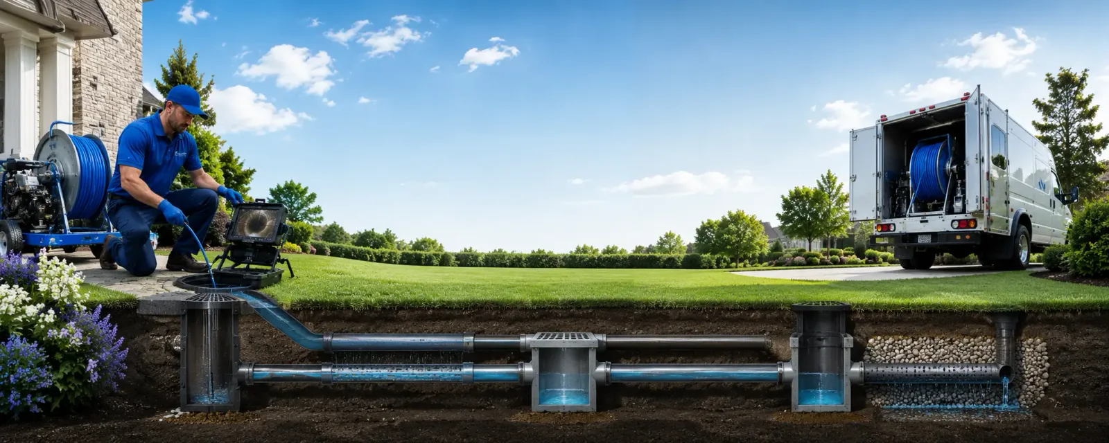 Outdoor drain cleaning information for Saratoga Springs, UT